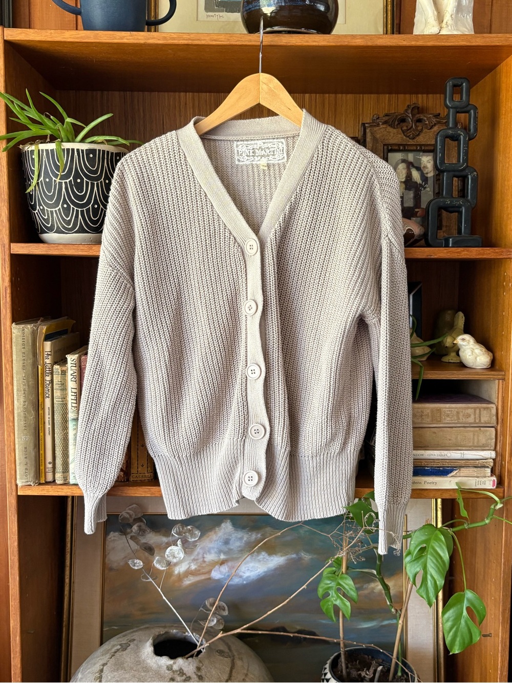 Pink Martini Cotton Knit Cardigan XS